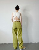 Lime Baggy Jeans #250305